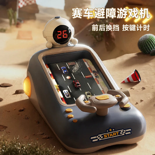 JMT-330634 3D Racing Adventure Obstacle Avoidance Game Machine for Kids with Music and Immersive Experience