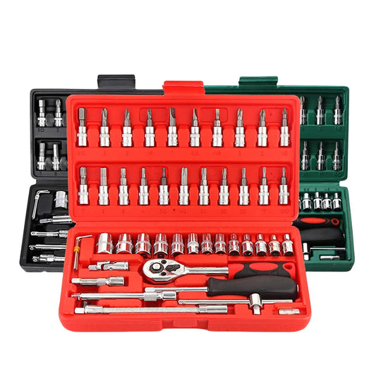JMT-750474 Professional Hand Tool Kit in Hard Case for Automotive and Motorcycle Use