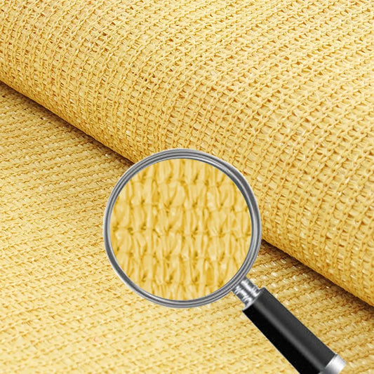 JMT-538890 Square Sand UV Block Sun Shade Sail 12ft x 12ft for Outdoor Patio and Garden