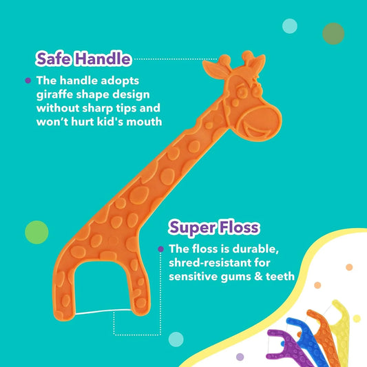 JMT-830602 Biodegradable PLA Corn Dental Floss Picks for Kids
