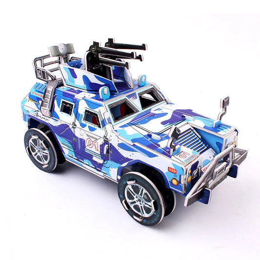JMT-538762 Children's Creative DIY 3D Foam Paper Puzzle Model Building Toy