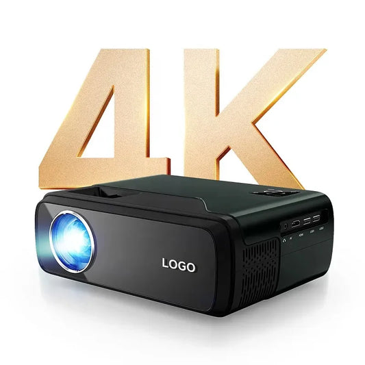 JMT-722314 A8+ 9000 Lumen HD Portable Projector - 1080P 4K 8K Support for Home Theatre