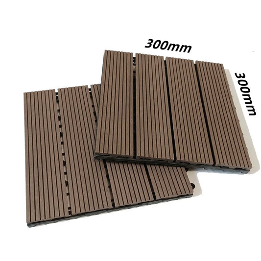 JMT-437130 Modern UV-Resistant WPC Composite Decking Interlocking Tiles for Outdoor Spaces
