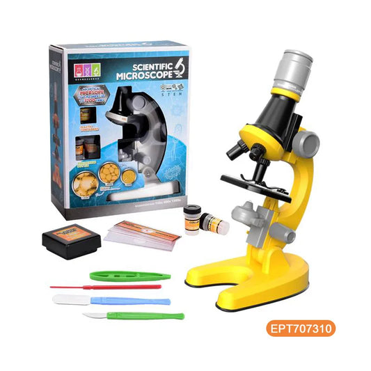 JMT-982538 Educational Microscope Set for Kids - STEM Learning Tool for Biological Science Exploration