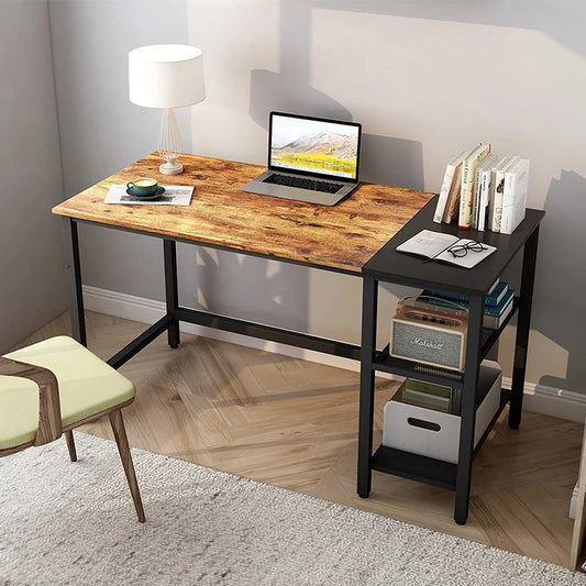 JMT-284554 L-Shaped Modern Office Desk - Luxury Wood Chipboard Corner Computer Table for Study