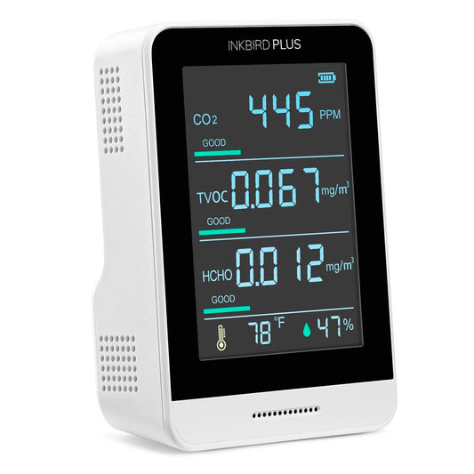 JMT-186506 Digital Indoor Air Quality Sensor - CO2, Gas Detection, Temperature, and Humidity Monitoring