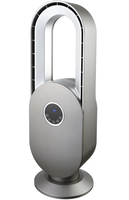 JMT-706506 Bladeless Floor Standing Fan with Touch Control and Remote - 45W Power, 15-Hour Timer, Multiple Modes