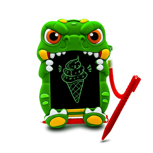 JMT-125130 LCD Writing Tablet 4.5 Inch Doodle Drawing Pad with Schoolbag Backpack Pendant for Children
