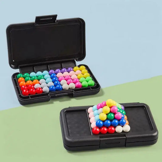 JMT-504842 3D Interactive Kanoodle Player Puzzle Game - Engaging Brain Teaser Board Game for All Ages