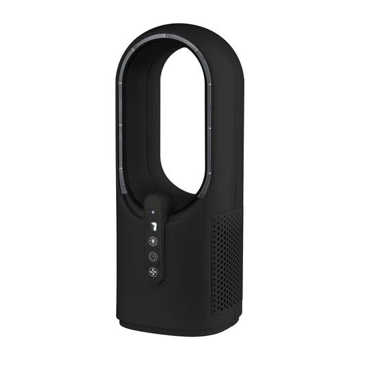 JMT-609354 Bladeless Tower Fan with Type-C Recharge, Night Light and Multiple Speed Settings
