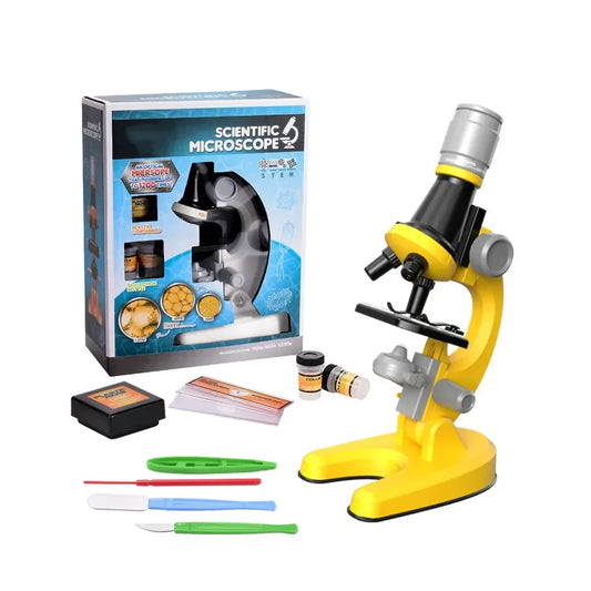 JMT-982538 Educational Microscope Set for Kids - STEM Learning Tool for Biological Science Exploration