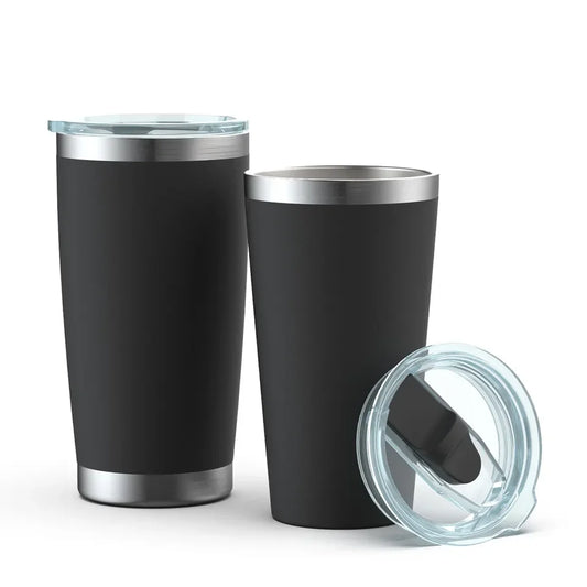 JMT-126218 Stainless Steel Double Wall Vacuum Insulated Travel Cup with Lid - Ideal for Home, Office and Car Use
