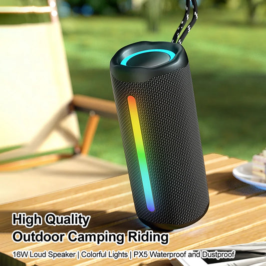 JMT-953482 RGB Bluetooth Wireless Speaker - Portable High-Quality Audio Box for Personal Use