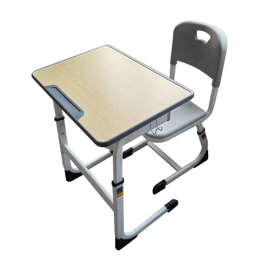 JMT-042634 Adjustable School Desks and Chairs Set for Modern Classrooms, Ideal Student Study Furniture