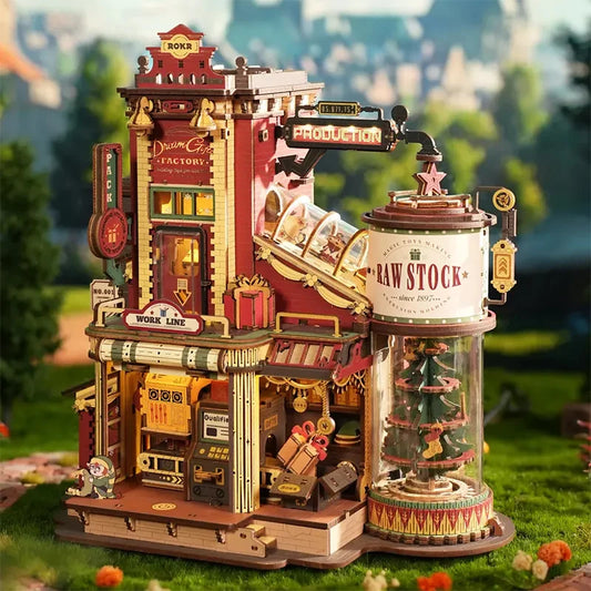 JMT-787402 3D Wooden Puzzle Music Box Assemble Kit EAB01 Dream Gift