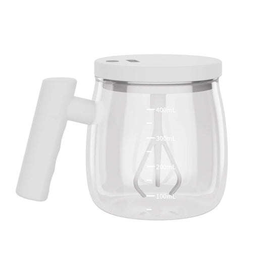 JMT-372554 Automatic Self-Stirring Magnetic Mug with High Borosilicate Glass and USB Rechargeable Function for Effortless Mixing