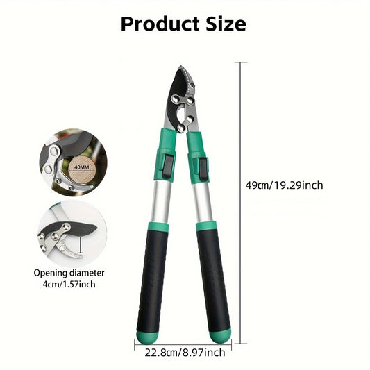 JMT-098250 Long Handle Heavy Duty Adjustable Garden Lopping Shears