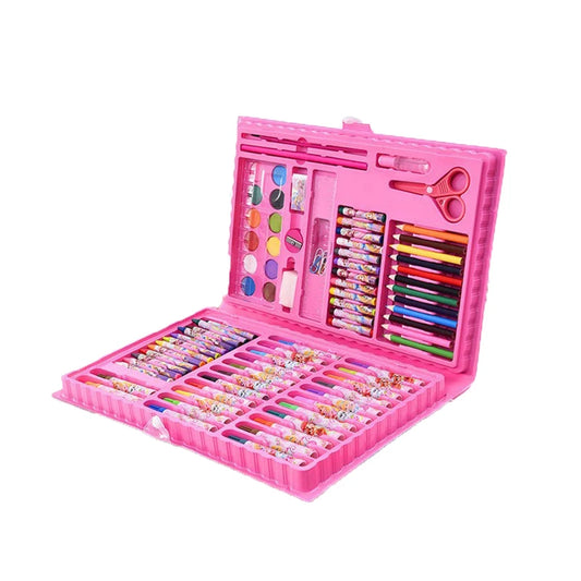 JMT-486730 Children's Compass Set with Colour Pencils, Rubber, and Sharpener for School Use