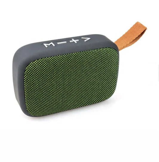 JMT-084554 Portable Fabric Bluetooth Speaker with High-Quality Sound and Rechargeable Battery