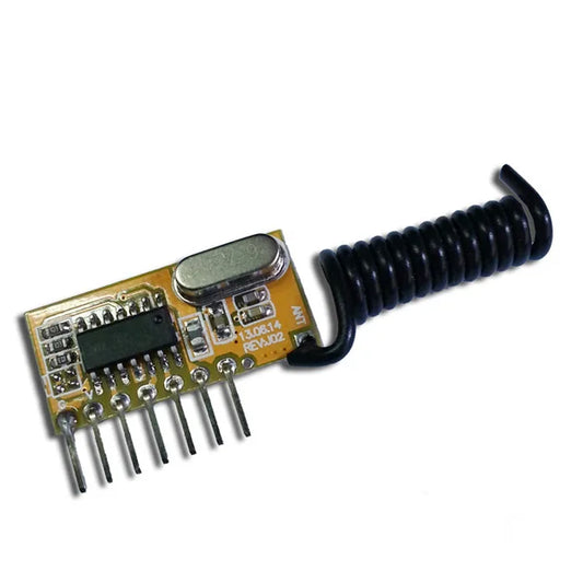 JMT-751626 Superheterodyne RF Wireless Receiver Module with Decoder AG-RXB12-X for Security Systems and Garage Doors