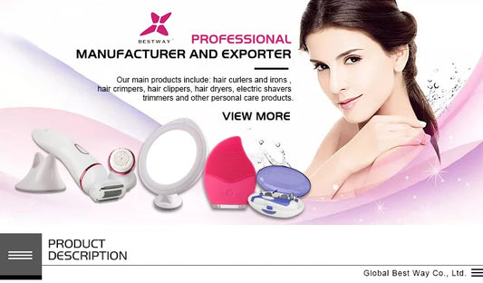 JMT-386506 Mini Size Electric Facial Hair Removal Shaver for Women with Dual Function Nose Trimmer