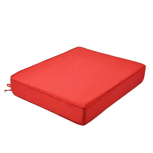 JMT-636042 Weatherproof Outdoor Lounge Chair Cushions - 2 Pack Modern Square Design in 100% Polyester