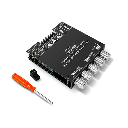 JMT-103178 2.1 Channel Bluetooth Digital Power Amplifier Module with Heavy Subwoofer and High Power Output