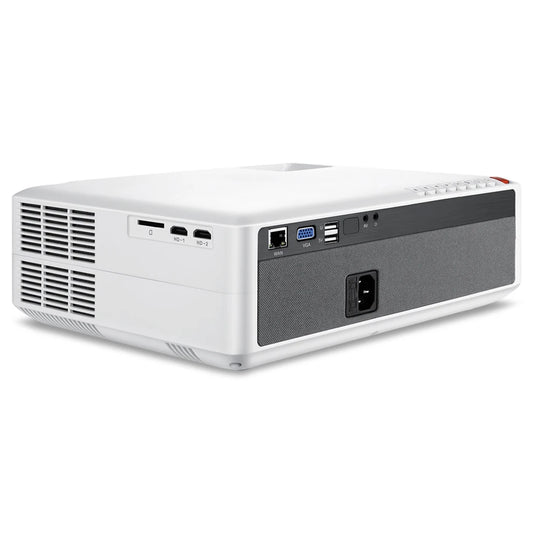 JMT-247754 1080P Full HD Multimedia Projector for Outdoor and Business Use, 4K Smart Beamer