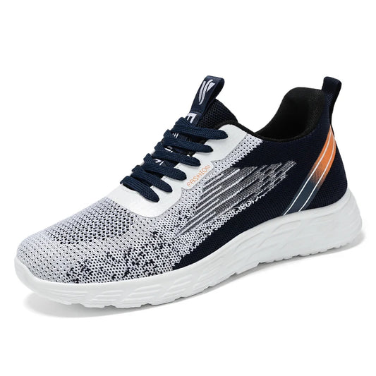 JMT-029258 B-9901 New Fashion Sports Running Shoes Men Sneakers Breathable Walking Style Shoes Comfortable Anti-slip Flying Woven Shoes