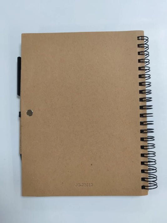 JMT-845386 Kraft A5 Notebook with Custom Logo Design for Promotional Use