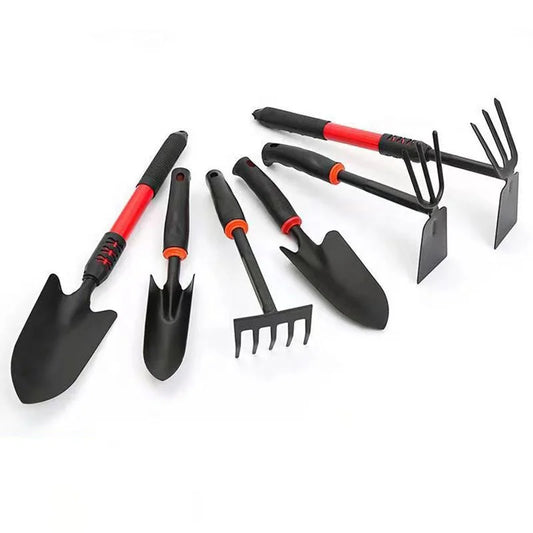 JMT-425930 Gardening Shovel for Digging and Weeding - Carbon Steel with Rubber Handle