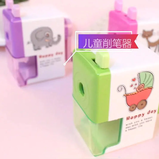 JMT-792714 Cartoon Hand Cranked Pencil Sharpener for Students - Durable, Fun, and Functional Stationery