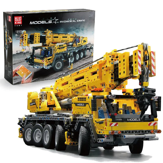 JMT-560010 Mechanical Crane App Programmable Remote Control Engineering Vehicle Puzzle Building Block Toy