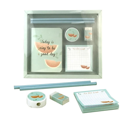 JMT-503690 Customisable Kids Back to School Gift Set with Pencil, Notepad, and Eraser