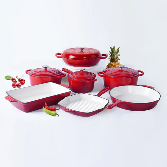 JMT-034122 7-Piece Non-Stick Cookware Set in Various Colours for Effortless Cooking