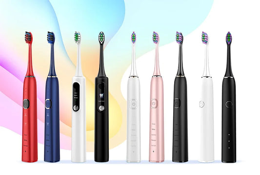JMT-732298 Custom Shaped Type C Sonic Self-Cleaning Extra Soft Electric Toothbrush with Replacement Heads