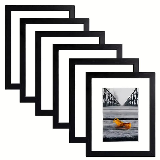 JMT-667146 A4 Black Freestanding and Wall Mountable Photo Frame for Modern Home and Gallery Display