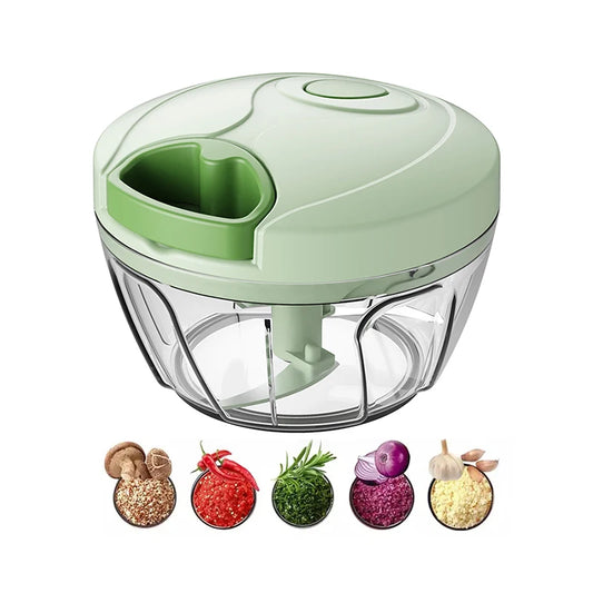 JMT-904202 Manual Vegetable and Garlic Mincer Chopper with Onion Cutter and Meat Mixing Function