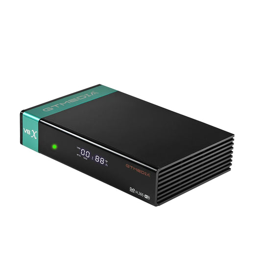 JMT-897354 GTMEDIA V8X Satellite Receiver - DVB-S/S2/S2X, CA Card Slot, Multi-Stream HEVC Support