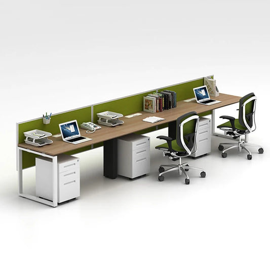 JMT-320778 3-Person Open Office Workstation Desk for Collaborative Work