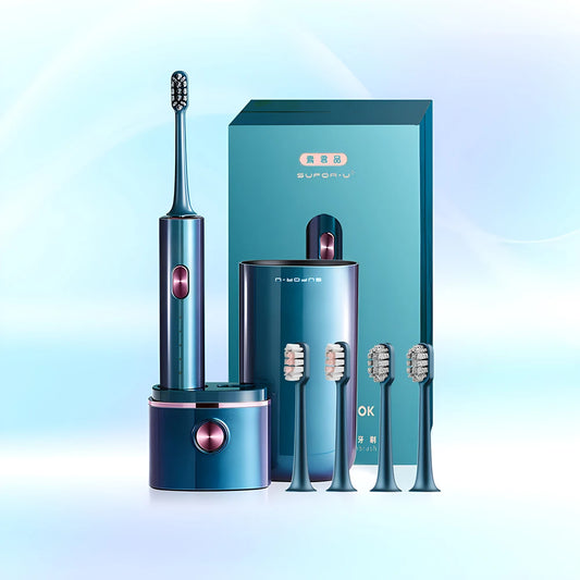 JMT-076938 Rechargeable Ultrasonic Travel Electric Toothbrush with UV Sanitising Case