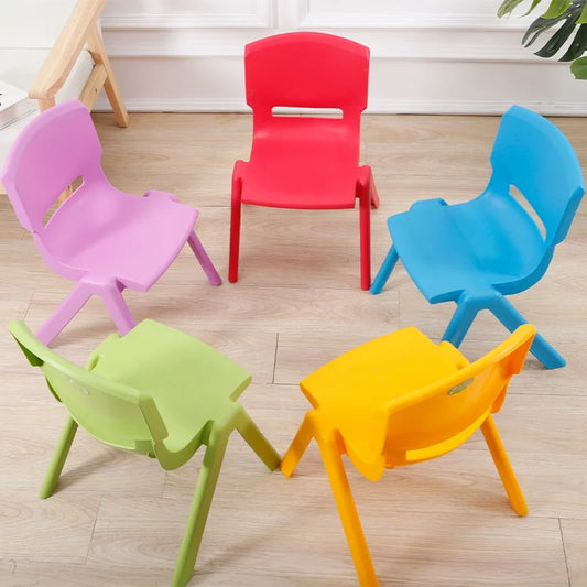 JMT-956874 Stackable Plastic Chairs for Toddlers - Ideal for Preschool and Kindergarten Classrooms