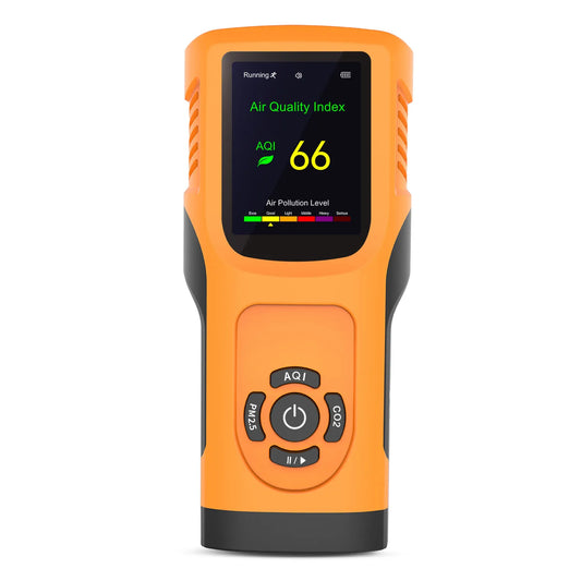 JMT-906250 Portable Multi-Function Air Quality Monitor for CO2, TVOC, PM2.5, and PM10 Detection