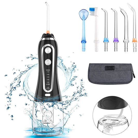 JMT-044170 Cordless Dental Water Flosser with 5 Cleaning Modes for Effective Oral Care