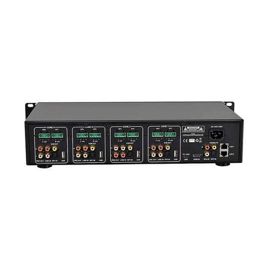 JMT-415050 4 Zone PA Matrix Audio Mixer Amplifier for Public Address Systems