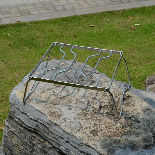 JMT-317258 Portable Folding BBQ Grill Rack for Outdoor Cooking, Compact and Lightweight with Durable Galvanized Steel Construction
