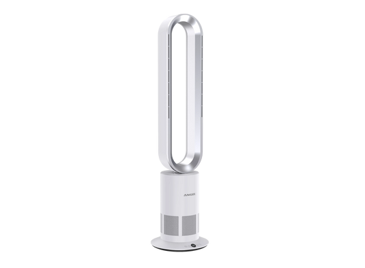JMT-165258 Electric Bladeless Oscillating Tower Fan with Natural Wind Circulation for Home Use