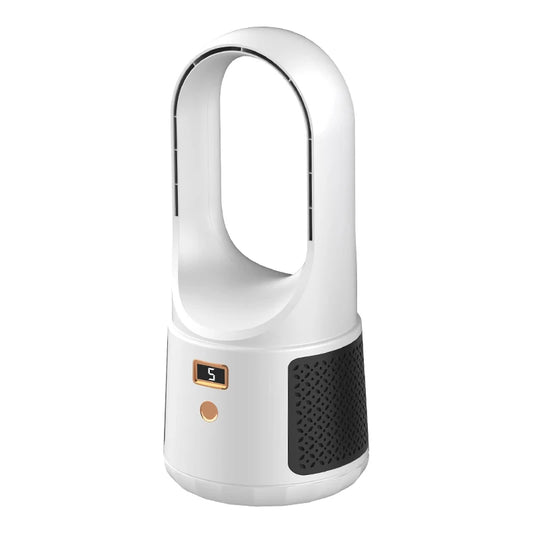 JMT-871498 Portable Bladeless Desk Fan – Rechargeable Personal Cooling Device for Home and Office Use