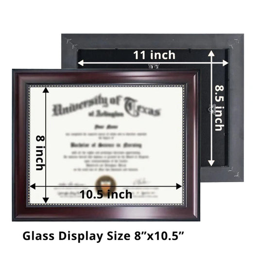 JMT-324810 A4 Graduation Certificate and Diploma Frame with Plastic and Metal Design