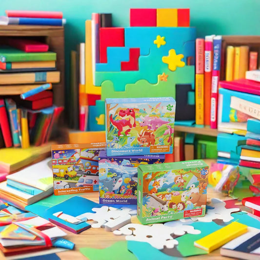 JMT-356810 Educational 60-Piece 3D Cartoon Jigsaw Puzzle for Kids – Fun and Engaging Learning Activity